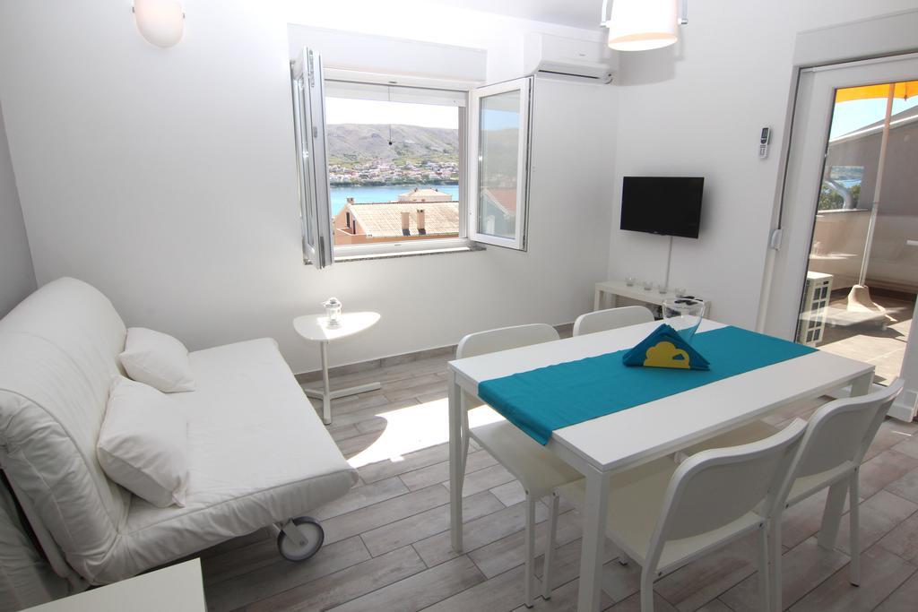 Apartment Villa Franci Pag Town Exterior foto